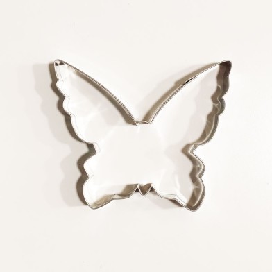 Πεταλούδα Μονάρχης Μεταλλικό Κουπάτ Μπισκότου 9x7,5εκ