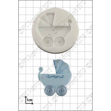 Baby Carriage Silicone Mould