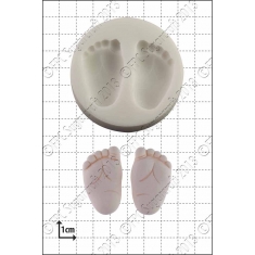 Καλούπι Σιλικόνης της FPC - Ποδαράκια Μωρού (Baby Feet)