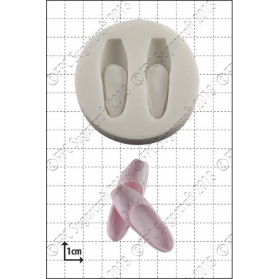 Ballet Shoes silicone mold by FPC