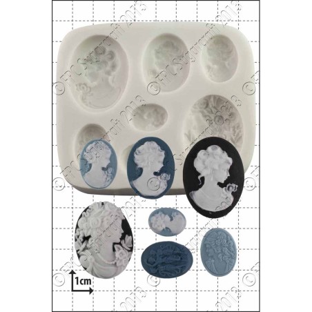 Cameo Ladies silicone mold by FPC