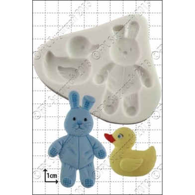 Duck & Bunny Silicone Mould