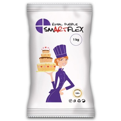 SmartFlex Royal Purple Velvet - Sugarpaste 1kg - Vanilla FLOW PACK