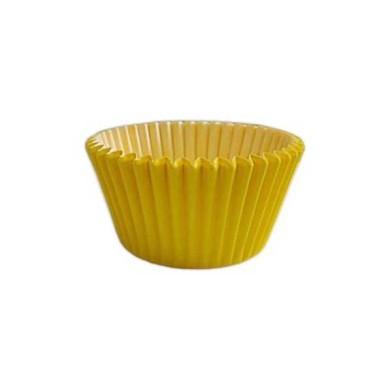 Κίτρινα Αντικολλητικά Καραμελόχαρτα για Cupcakes/Muffins 180τεμ