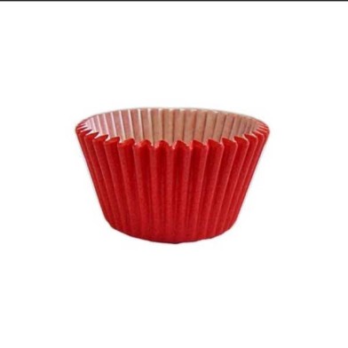Κόκκινα Αντικολλητικά Καραμελόχαρτα για Cupcakes/Muffins 180τεμ
