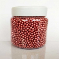 Rudolph's Nose - Red Lustre Pearls - 4mm - 200g