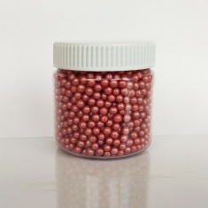 Rudolph's Nose - Red Lustre Pearls - 4mm - 80g