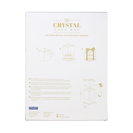 CRYSTAL Cake Box - 8 inch (20,3cm)