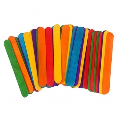 Popsicle -Ice Cream Sticks Mixed Colors