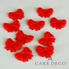 Red Bows 3,5cm 12pcs