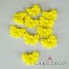 Yellow Bows 3,5cm 12pcs