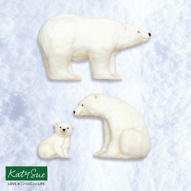 Οικογένεια Πολικές Αρκούδες - Καλούπι Σιλικόνης της Katy Sue