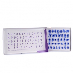 Mini Stamps 66pc alphabet + numbers + symbols Set by PME
