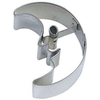 Moon Tin Cookie Cutter 2.5 in