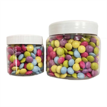 Colorful Mini UFOs with Milk Chocolate filling 200g
