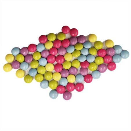 Colorful Mini UFOs with Milk Chocolate filling 1kg