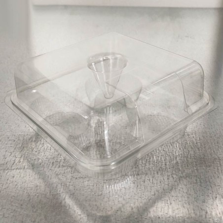 4 Cucpake Clear Container