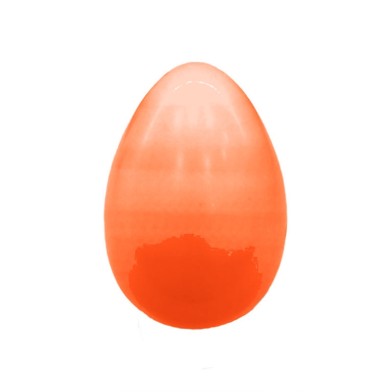 Orange 300g Easter Egg made with White Belcolade Chocolate with Orange Aroma