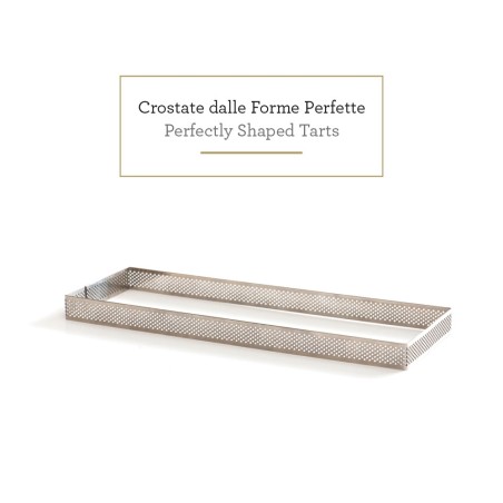 Rectangular Shaped INOX Perforated Form by Decora