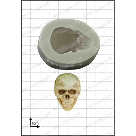 Καλούπι Σιλικόνης της FPC -  Τρισδιάστατο (Κρανίο 3D Skull)