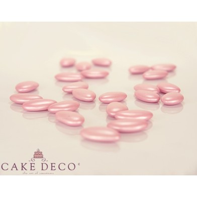 Pearl Pink Chocolate Flat Shaped Bonbon 1.7x3cm 1kg