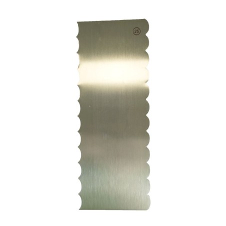 Inox Large Size Concave/Convex  Scraper for Cake Side walls D: 228*89*1mm
