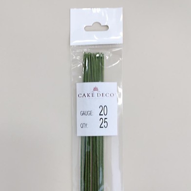 Νο.20 Πράσινα Σύρματα Λουλουδιών 25 τεμ. Ιαπωνικά