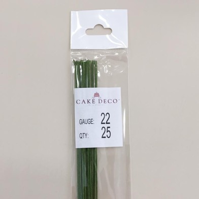 Νο.22 Πράσινα Σύρματα Λουλουδιών 25 τεμ. Ιαπωνικά