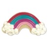 Metallic Cookie Cutter Rainbow with Cloud ends 4,75in