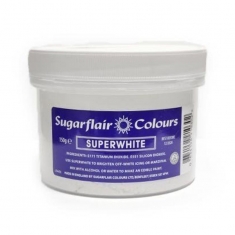 Superwhite Λευκαντικό Γλάσου της Sugarflair 150γρ