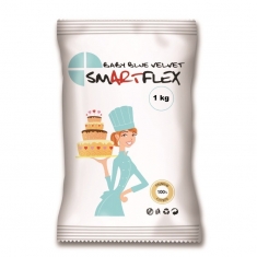 SmartFlex Baby Blue Velvet - Sugarpaste 1kg - Vanilla FLOW PACK