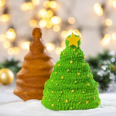 Christmas Tree 3D Mould by Decora