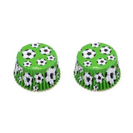 Soccer Cupcake - Baking Cases 36 pcs, D 50 x h32 mm