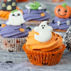 Pumpkin, Ghost and Spiders Halloween Baking Cases 36 pcs, D 50 x h32 mm