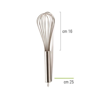 Stainless Steel Professional Whisk 16 cm