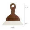 Scraping Spatula Blade suitable for chocolate 20cm