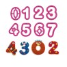 Kit 9 Numbers Cookie Cutters by Decora Dim. 5,2 X H 2,2 Cm