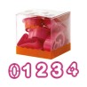 Kit 9 Numbers Cookie Cutters by Decora Dim. 5,2 X H 2,2 Cm