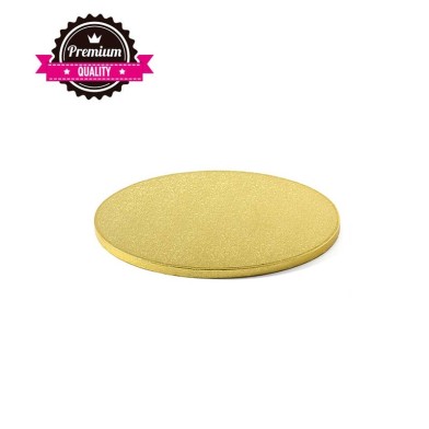 Gold Round Cakeboard D. 20 x H1,2cm