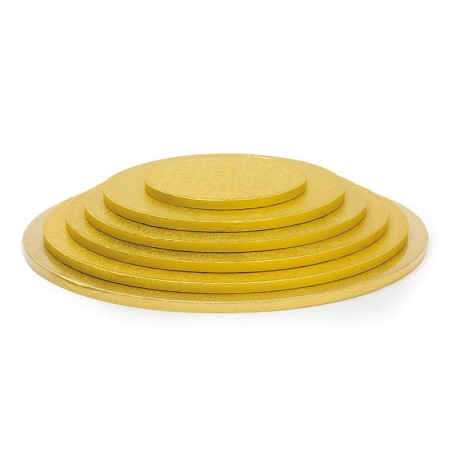 Gold Round Cakeboard D. 20 x H1,2cm