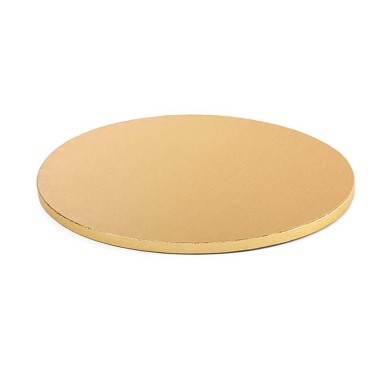 Gold Round Cakeboard D. 30 x H1,2cm