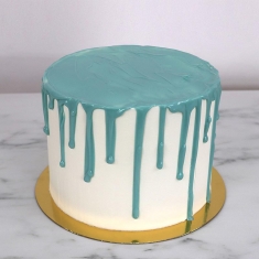 Γαλάζιο Cake Drip με Γεύση Λευκή Σοκολάτα 150γρ / 5.25oz