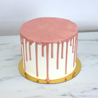Ροζ Cake Drip με Γεύση Λευκή Σοκολάτα 150γρ / 5.25oz