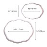 Rounded Corners Cookie & Cake Plaque Style 3 Set of 2