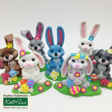 Easter Bunny Καλούπι Σιλικόνης της Katy Sue