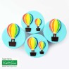 Hot Air Balloons Silicone Mould