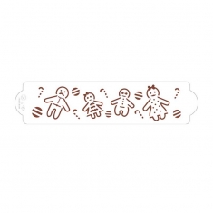 Οικογένεια Gingerbread Στένσιλ Π7 x Μ30εκ