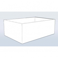 Λευκό Κουτί Βάση 22x15εκ