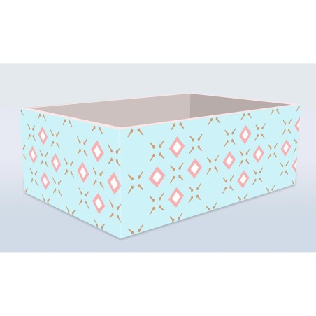 Light Blue Box Base 22x15εκ