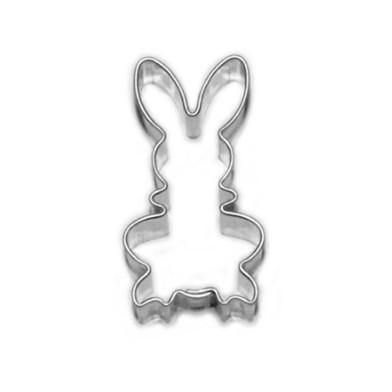 Mini Easter Bunny Metallic Cookie Cutter 1,7xΥ3cm